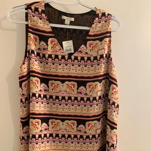 NWT J/M Sleeveless Blouse Size M